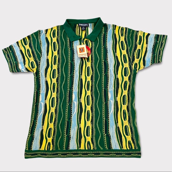 Veezo Other - NWT Vintage 90s Veezo Millennium Gear Polo Sweater Sz XL